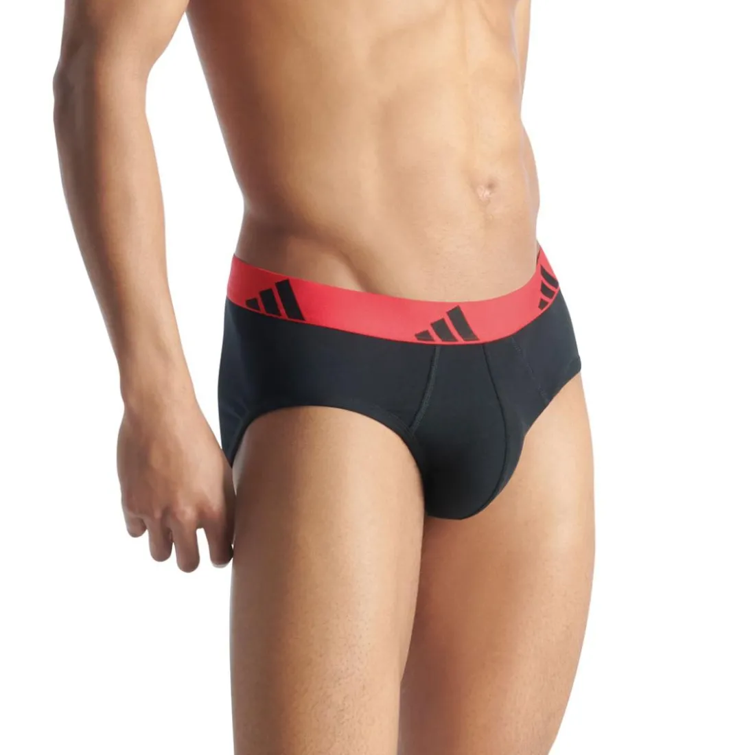 Lot de 3 slips homme Active Flex Cotton Adidasport multicolore en coton