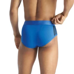 Lot de 2 slips homme Active Flex Cotton 3 stripes Adidasport bleu en coton