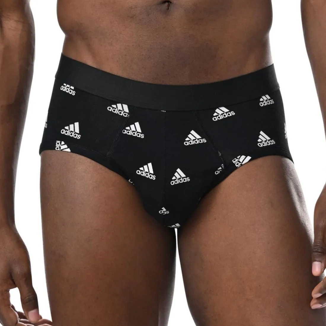 Lot de 3 slips homme Active Flex Coton Adidas noir
