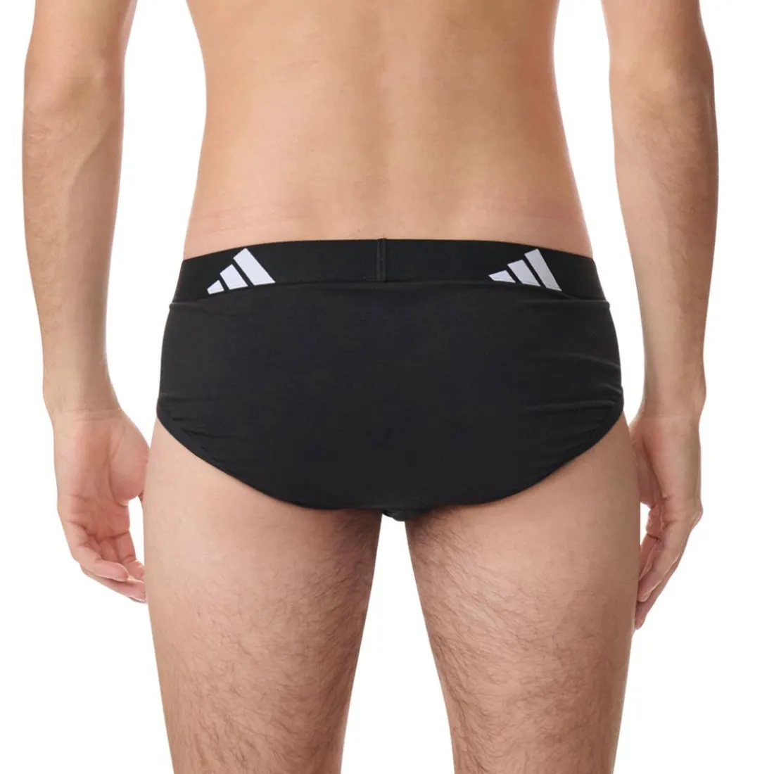 Lot de 2 slips homme Active Flex Cotton Adidasport noir en coton