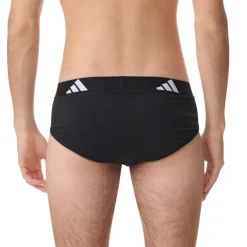 Lot de 2 slips homme Active Flex Cotton Adidasport gris en coton