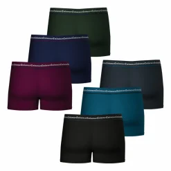 Lot de 6 slips homme Business noir en coton