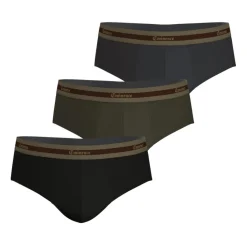Lot de 3 slips homme sélection Eminence multicolore en coton