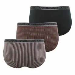 Lot de 3 slips homme Tonic rouge en coton