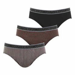 Lot de 3 slips homme Tonic rouge en coton