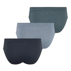 Lot de 3 slips homme Trio Fantaisie Eminence multicolore en coton