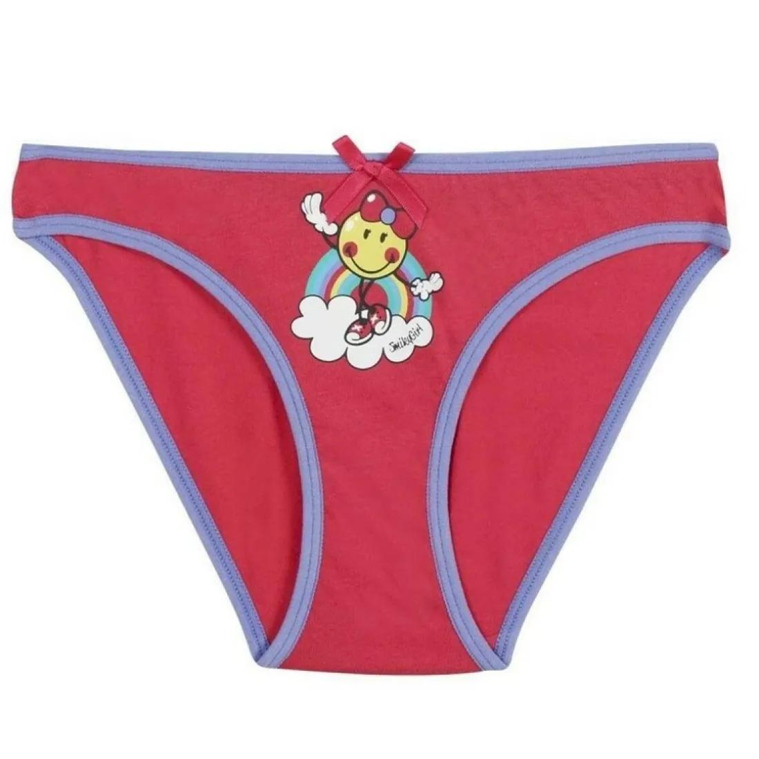 Lot de 3 slips imprimés Rainbow Tech by Smiley POMM'POIRE - Multicolore en coton