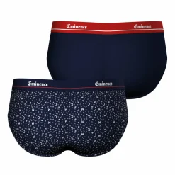 Lot de 2 slips Swing édition Anniversaire bleu en coton pour homme