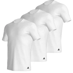 Lot de 3 tee-shirts col rond homme Active Core Cotton Adidasport blanc en coton