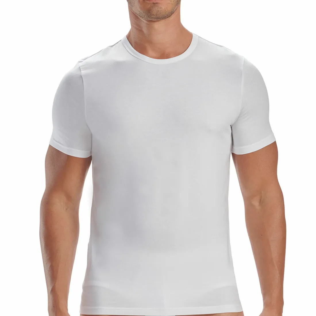 Lot de 3 tee-shirts col rond homme Active Core Coton Adidas blanc