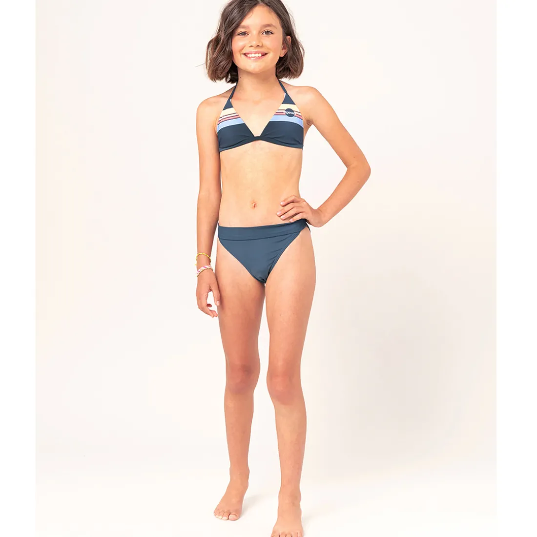 Maillot de Bain 2 Pièces pour Fille Rip Curl Bleu