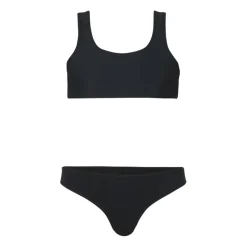 Maillot de bain pour les règles 2 pièces fille Athena noir
