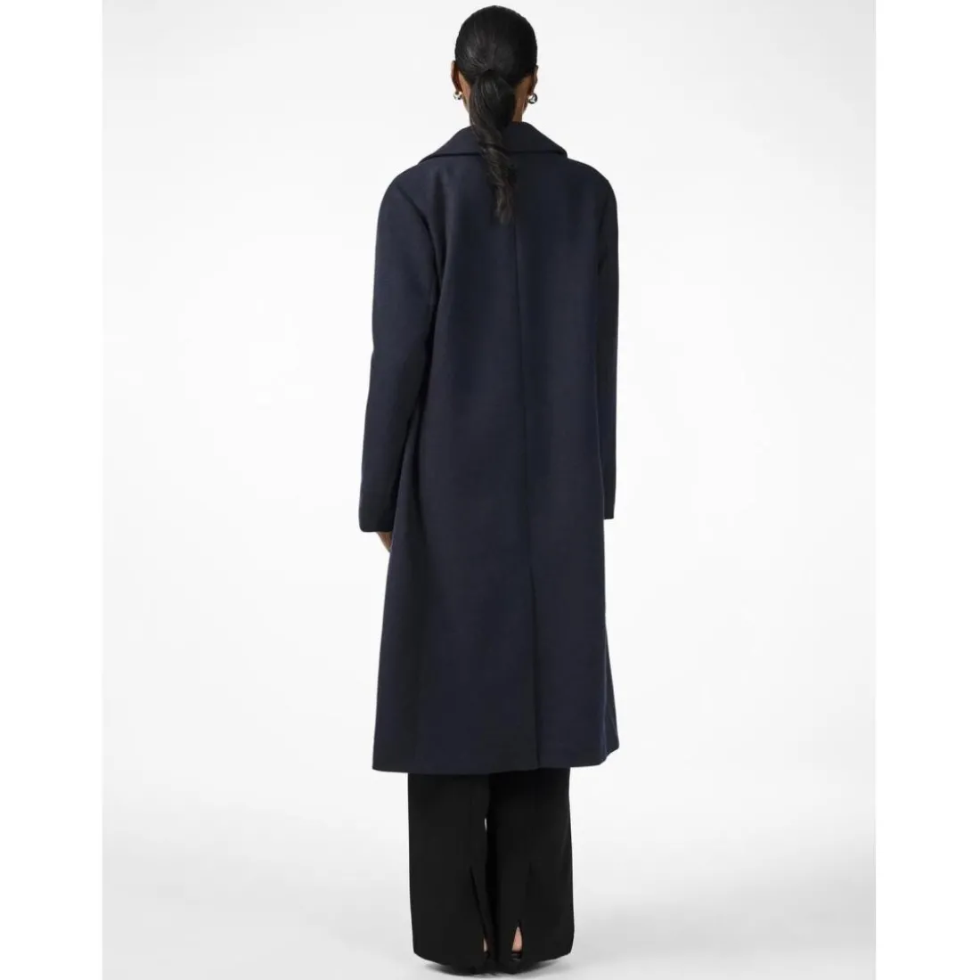 Manteau bleu marine Willa
