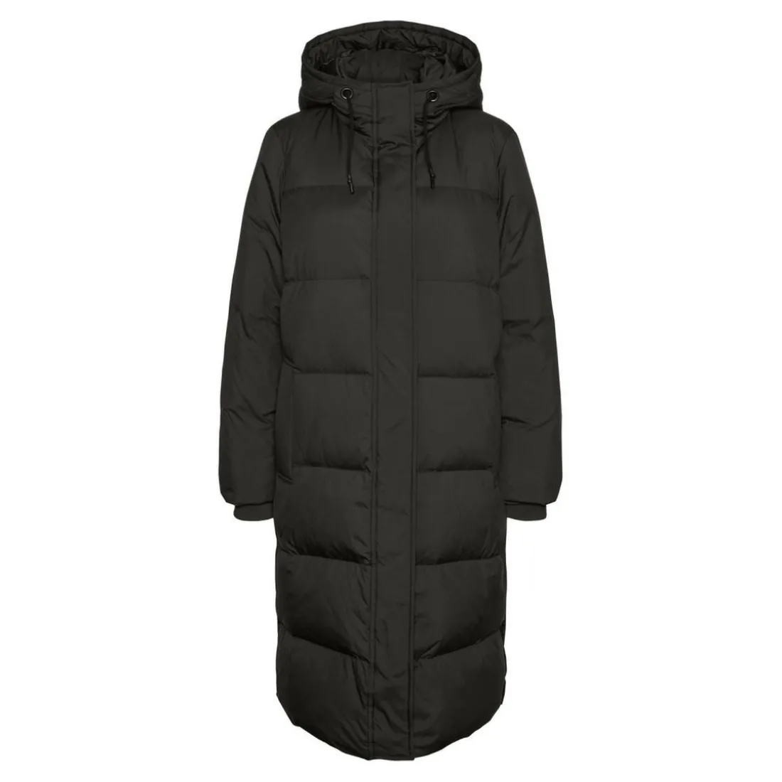 Manteau Capuche Long vert