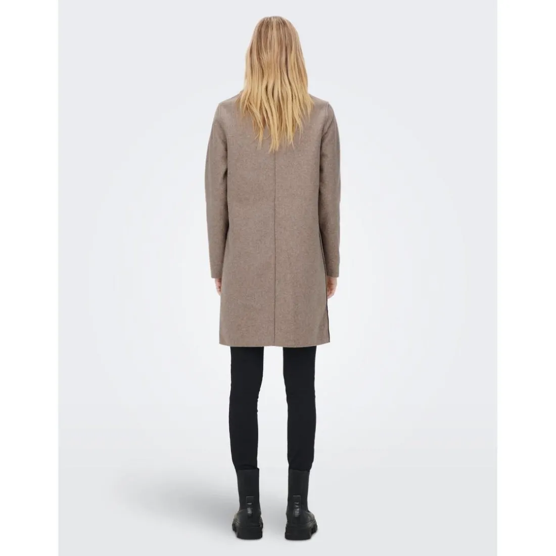 Manteau Col à revers Long vert Gaia