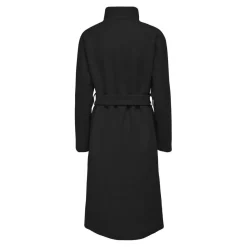 Manteau col haut col haut noir Lara