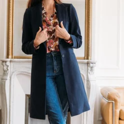Manteau col tailleur Etienne
