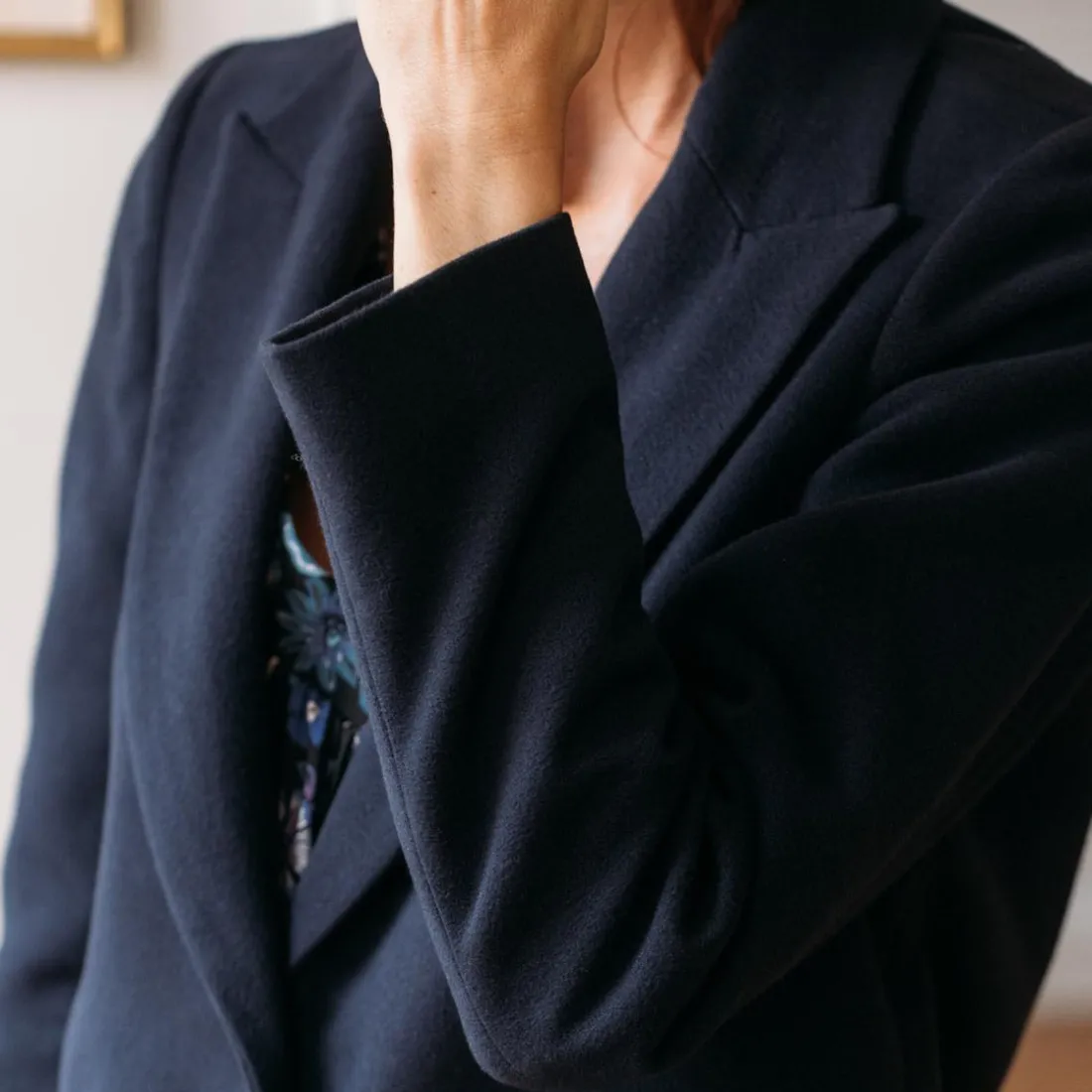 Manteau col tailleur Etienne