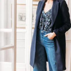 Manteau col tailleur Etienne