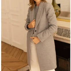Manteau col tailleur Etienne