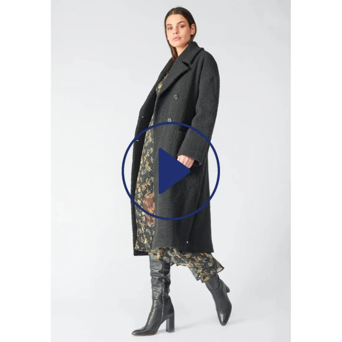 Manteau EVA noir