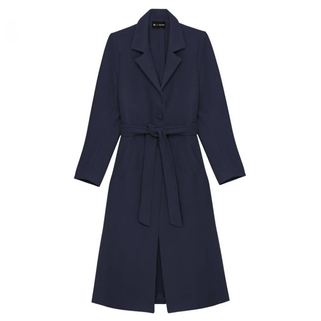 Manteau long MAXI bleu marine