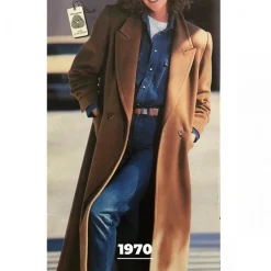 Manteau long MAXI bleu marine