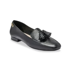 Mocassin - Noir en cuir