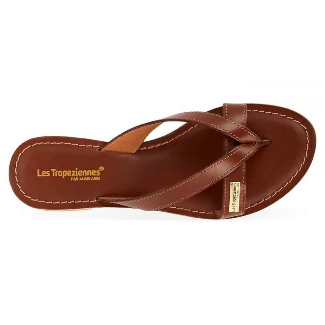 Mule femme HISHIRO Marron en cuir