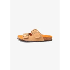 Mules cloutées Naomie beige en cuir Bree