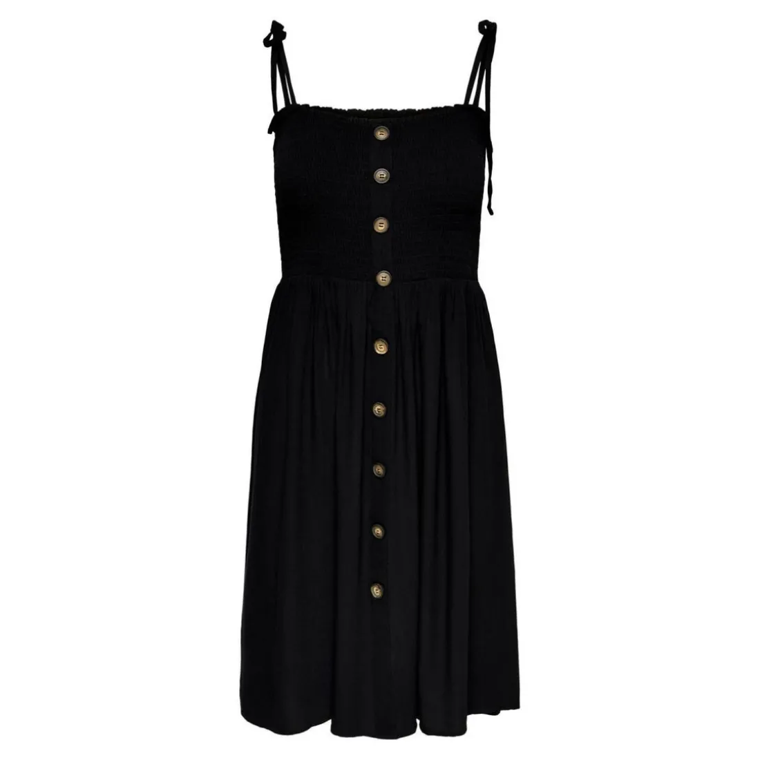 ONLANNIKA - Robe courte avec cordon d'attache noir en viscose
