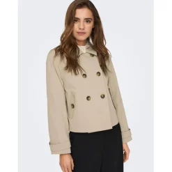 Onlapril Life Short Trenchcoat Otw Noos marron Elia