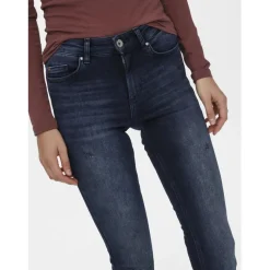 Onlblush Mid Flared Dnm Rea409 Noos noir en coton Tia