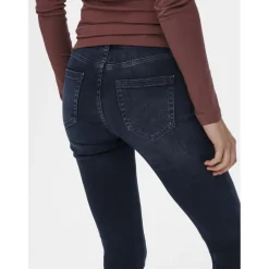 Onlblush Mid Flared Dnm Rea409 Noos noir en coton Tia