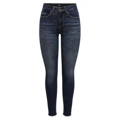 Onlblush Mid Sk Ankle Rw Dnm Dot245 Noos bleu denim en coton Isa