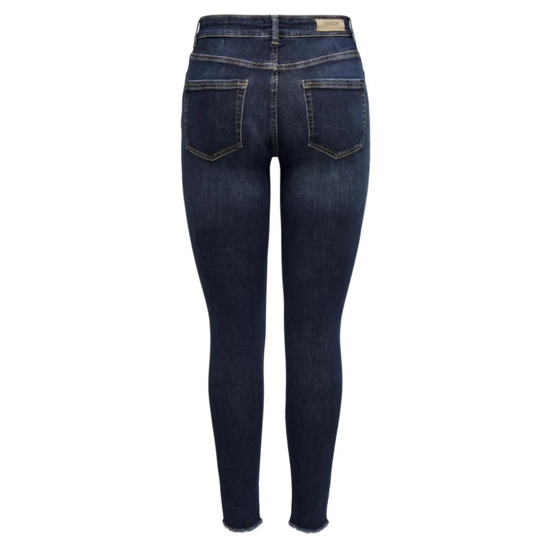 Onlblush Mid Sk Ankle Rw Dnm Dot245 Noos bleu denim en coton Isa