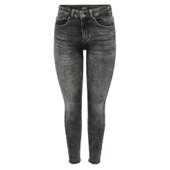 Onlblush Mid Sk Ankle Rw Dnm Dot227 Noos gris foncé en coton Zadie