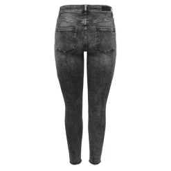 Onlblush Mid Sk Ankle Rw Dnm Dot227 Noos gris foncé en coton Zadie