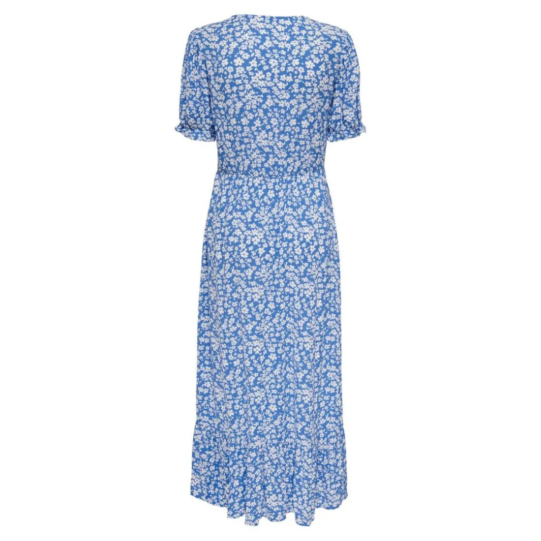 ONLCHIANTI - Robe longue avec taille élastiquée bleu en viscose