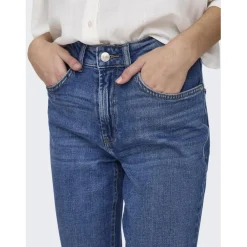 Onleverly Mw Flared Dnm Cro187 bleu denim en coton Ria