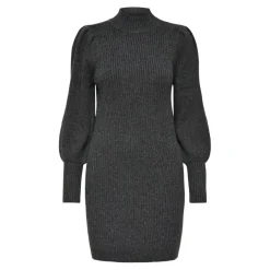 Onlkatia L/S Dress Knt Noos gris en viscose Sloan