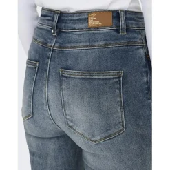 Onlmila Hw Flared Dnm Bj139 Noos bleu denim en coton Isa