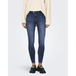 Onlpower Mid Sk Pushup Dnm Tai012 Noos bleu denim en coton Nina