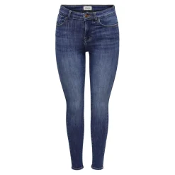 Onlpower Mid Sk Pushup Dnm Tai012 Noos bleu denim en coton Nina