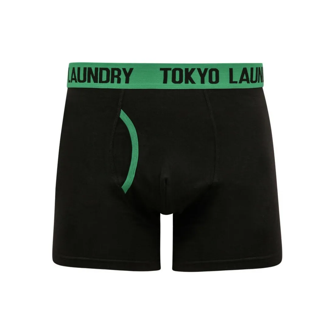 Pack boxer homme avec petite poche - vert en coton