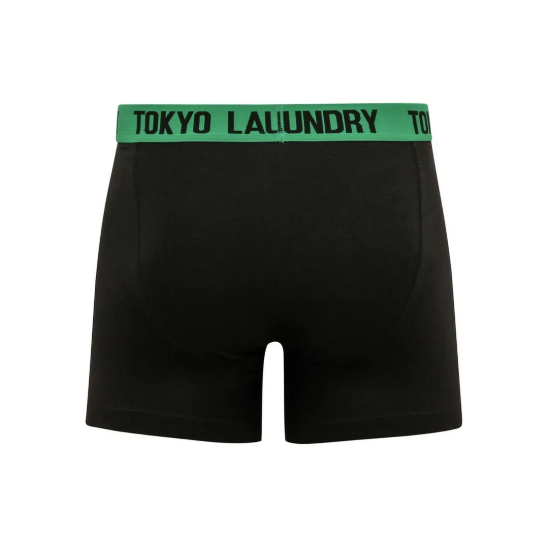 Pack boxer homme avec petite poche - vert en coton