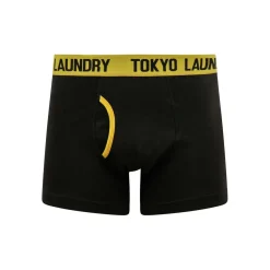 Pack boxer homme jaune en coton
