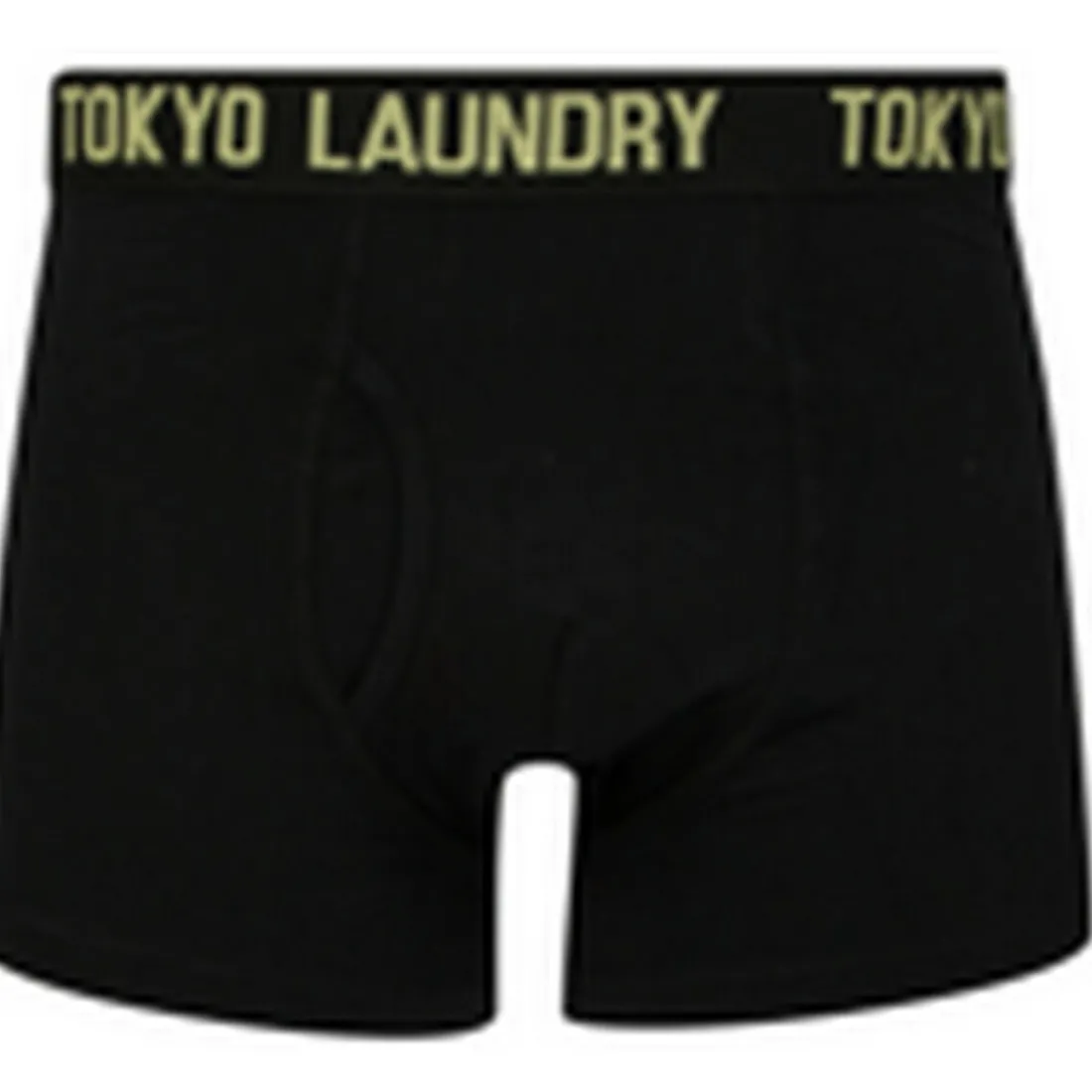 Pack de 2 boxers en coton jaune noir
