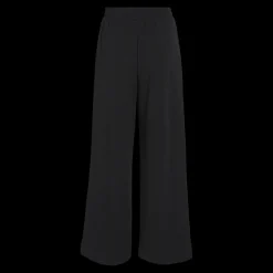 Pantalon à jambe large noir Rae