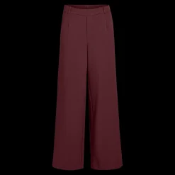 Pantalon à jambe large violet Lena